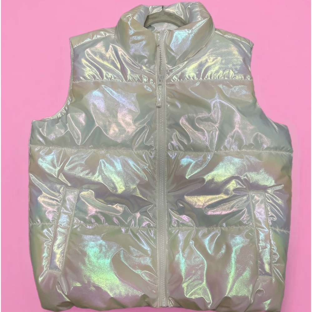 Iridescent waterproof vest